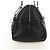 Christian Dior Boston Bag Leder Schwarz Silber Auth 184720SAM - Ansicht 3