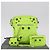 BALENCIAGA Le Cagole Shoulder Bag Leather Green 719065 Auth 185357SAM Verde - vista 12