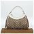 Borsa a tracolla GUCCI GG Canvas Abbey Beige Oro 189833 Auth 184930V D'oro - vista 12
