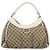Borsa a tracolla GUCCI GG Canvas Abbey Beige Oro 189833 Auth 184930V D'oro - vista 13