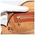 Clutch MCM Vicetos Logogram in pelle PVC Marrone Oro Auth ar13951 D'oro - vista 20