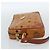 Clutch MCM Vicetos Logogram in pelle PVC Marrone Oro Auth ar13951 D'oro - vista 3