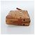 Clutch MCM Vicetos Logogram in pelle PVC Marrone Oro Auth ar13951 D'oro - vista 4