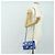 CHANEL Mini Matelasse 20 Chain Shoulder Bag Lamb Skin Blue Gold CC Auth 183794SM Bleu Doré - vue 30