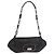Borsa a Spalla con Catena PRADA in Pelle Nera Argento 185024SAM Nero