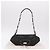 Borsa a Spalla con Catena PRADA in Pelle Nera Argento 185024SAM Nero - vista 12