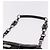Borsa a Spalla con Catena PRADA in Pelle Nera Argento 185024SAM Nero - vista 14