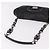 Borsa a Spalla con Catena PRADA in Pelle Nera Argento 185024SAM Nero - vista 7
