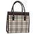 Borsa BURBERRY Nova Check in tela nera e argento Auth ep14880 Nero