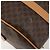 Céline Borsa CELINE Macadam Canvas PVC Pelle Marrone Oro Auth 183369A D'oro - vista 10