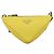 Borsa a Spalla PRADA Triangle in Pelle Nera e Gialla Auth ka4743SM Nero Giallo - vista 13