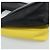 Borsa a Spalla PRADA Triangle in Pelle Nera e Gialla Auth ka4743SM Nero Giallo - vista 20