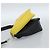 Borsa a Spalla PRADA Triangle in Pelle Nera e Gialla Auth ka4743SM Nero Giallo - vista 3