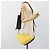 Borsa a Spalla PRADA Triangle in Pelle Nera e Gialla Auth ka4743SM Nero Giallo - vista 33