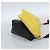 Borsa a Spalla PRADA Triangle in Pelle Nera e Gialla Auth ka4743SM Nero Giallo - vista 4