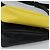 Borsa a Spalla PRADA Triangle in Pelle Nera e Gialla Auth ka4743SM Nero Giallo - vista 5