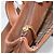 Borsa Burberry in pelle marrone oro Auth ep14863 D'oro - vista 11