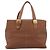 Borsa Burberry in pelle marrone oro Auth ep14863 D'oro - vista 13