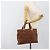 Borsa Burberry in pelle marrone oro Auth ep14863 D'oro - vista 20