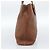 Borsa Burberry in pelle marrone oro Auth ep14863 D'oro - vista 3