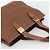 Borsa Burberry in pelle marrone oro Auth ep14863 D'oro - vista 6