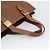 Borsa Burberry in pelle marrone oro Auth ep14863 D'oro - vista 7