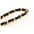 CHANEL Matelasse Chain Hand Bag Suede Black Gold CC Auth BA13417V Nero D'oro - vista 15