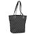 Borsa Tote GUCCI GG Canvas Nera Argento 31244 Auth ep14868 Nero