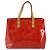 LOUIS VUITTON Monogram Vernis Reade PM Hand Bag Red Rouge M91088 LV Auth ar13936 Rosso - vista 13