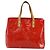 LOUIS VUITTON Monogram Vernis Reade PM Hand Bag Red Rouge M91088 LV Auth ar13936 Rosso - vista 2