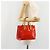 LOUIS VUITTON Monogram Vernis Reade PM Hand Bag Red Rouge M91088 LV Auth ar13936 Rosso - vista 25