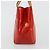 LOUIS VUITTON Monogram Vernis Reade PM Hand Bag Red Rouge M91088 LV Auth ar13936 Rosso - vista 3