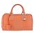 Sac à main LOEWE Anagram Americana 28 en cuir Orange Argent Auth ep14765 - vue 13