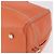 Sac à main LOEWE Anagram Americana 28 en cuir Orange Argent Auth ep14765 - vue 17