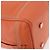 Sac à main LOEWE Anagram Americana 28 en cuir Orange Argent Auth ep14765 - vue 9