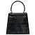 Borsa Salvatore Ferragamo Gancini in Pelle 2way Nera Oro Auth 185010 Nero D'oro - vista 2