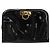 Sac à chaîne Gancini Salvatore Ferragamo en cuir verni noir et or Auth 184797 Doré - vue 13