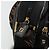 Borsa a tracolla FENDI Canvas Black Gold Auth 183392 Nero D'oro - vista 10
