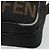 Borsa a tracolla FENDI Canvas Black Gold Auth 183392 Nero D'oro - vista 8