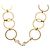 Collana Miu Miu metallo Gold Tone Auth 184634SAM