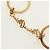 Collana Miu Miu metallo Gold Tone Auth 184634SAM - vista 7
