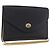 Borsa a tracolla con catena Christian Dior in pelle nera e oro Auth ep14836 Nero D'oro