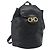 Zaino Salvatore Ferragamo in pelle nero e oro Auth bs35571 D'oro