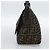 FENDI Zucca Canvas Mamma Baguette Shoulder Bag Black Brown Auth 185432V Marrone Nero - vista 4
