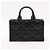 Dior Mini Book Tote in pelle Macrocannage Borsa a mano Nera Nero - vista 4