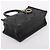 Dior Mini Book Tote in pelle Macrocannage Borsa a mano Nera Nero - vista 6