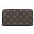 Louis Vuitton Monogram Zippy Wallet Braun
