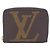 Monogram Giant Zippy de Louis Vuitton Portafolio de Monedas Castaño