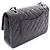 Borsa a Spalla Chanel Matelassé Double Flap Nero - vista 2