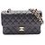 Borsa a tracolla Chanel Matelassé Double Flap Nero